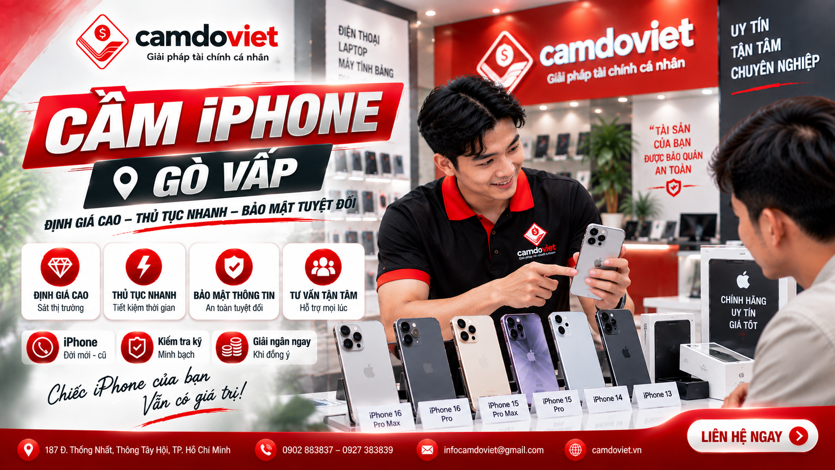 cầm iPhone Gò Vấp