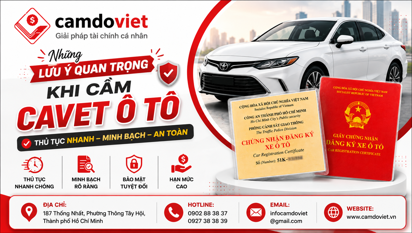 Những Lưu Ý Khi Cầm Cavet Ô Tô