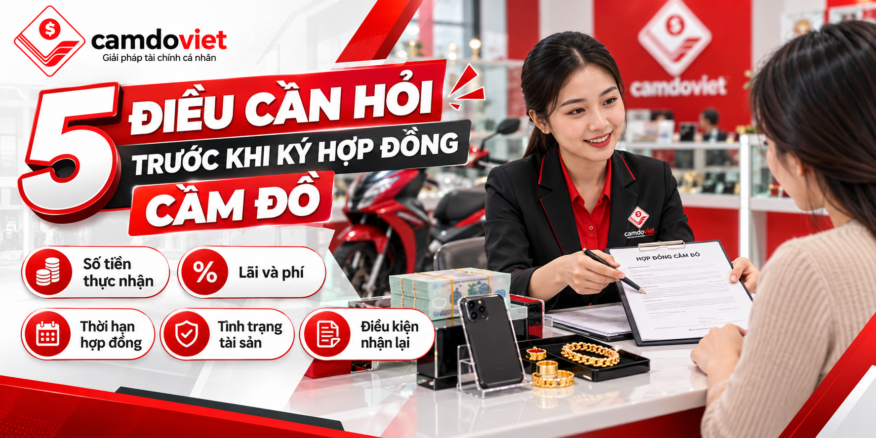 Tiệm cầm đồ lãi suất thấp Gò Vấp