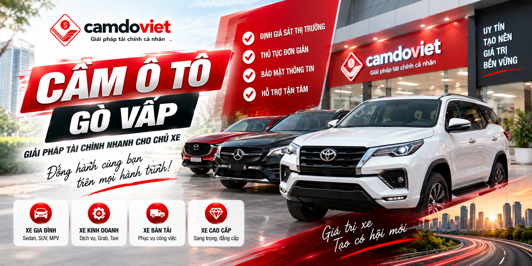 cầm ô tô Gò Vấp