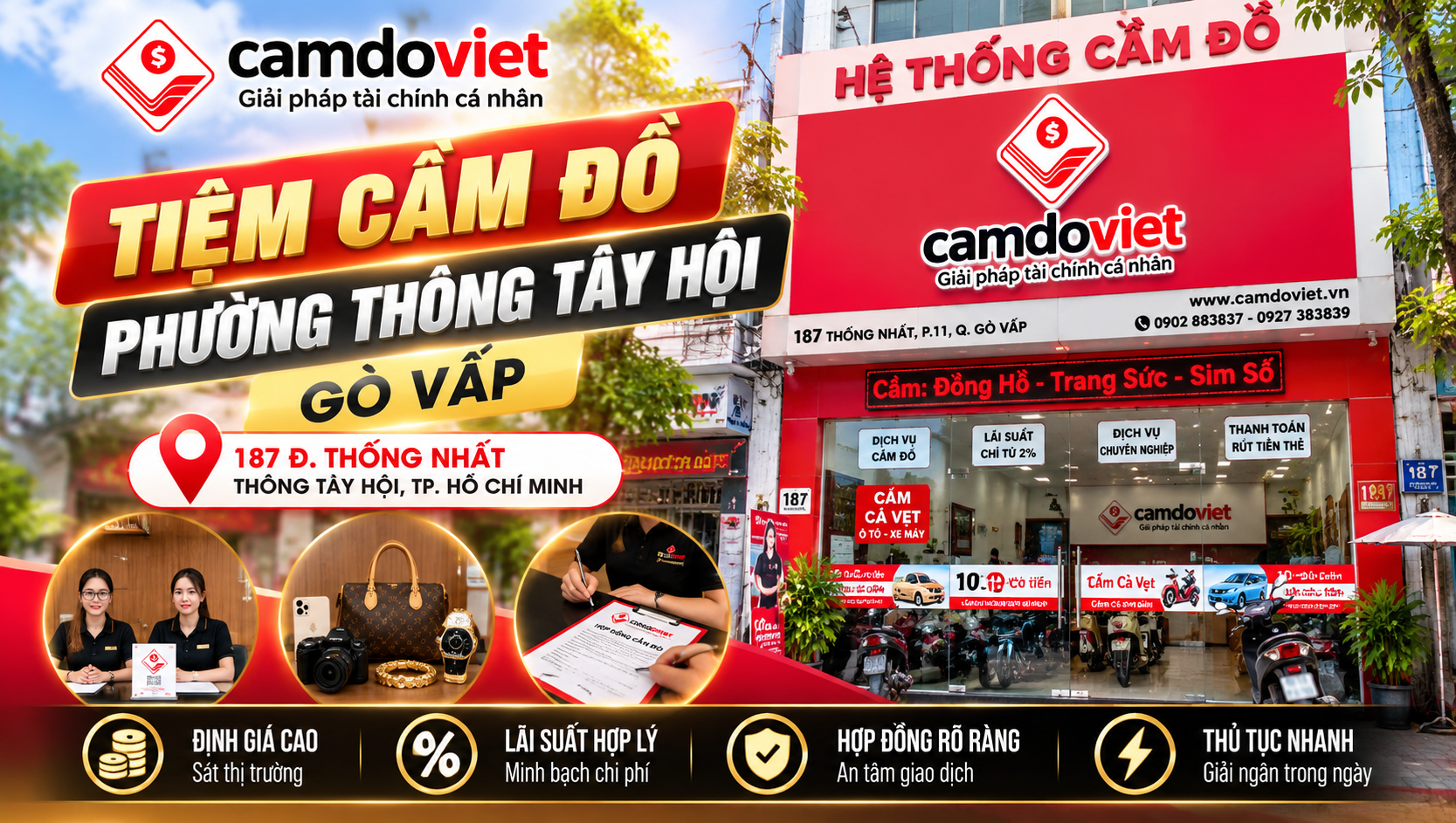 tiệm cầm đồ Phường Thông Tây Hội