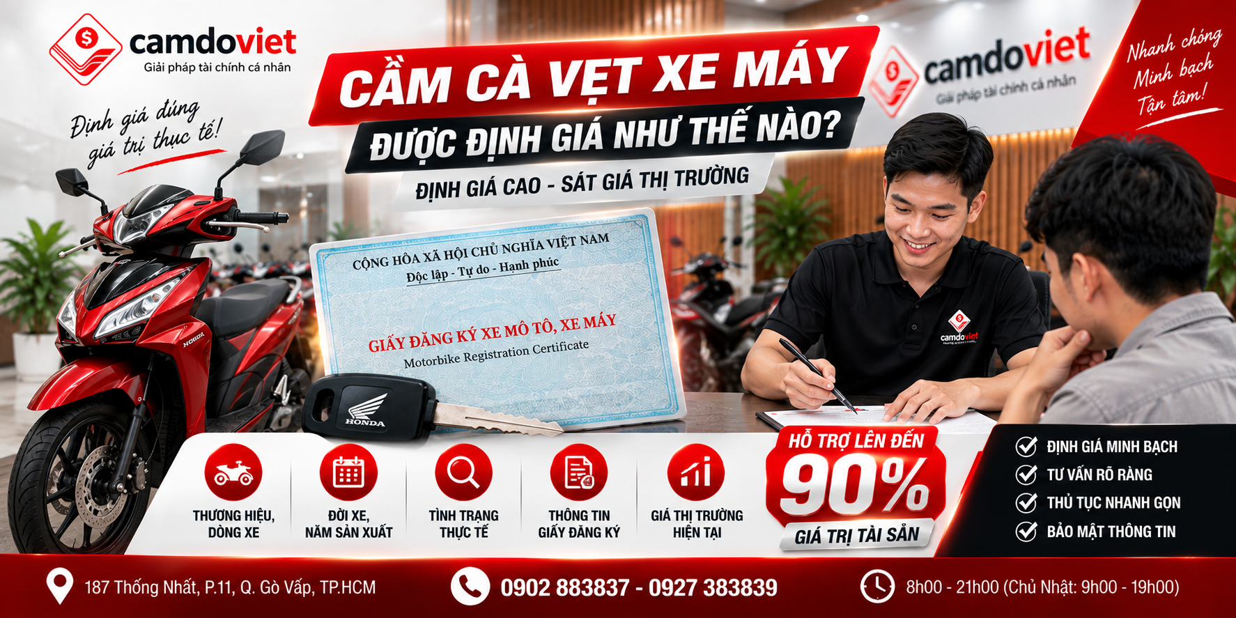 cầm cà vẹt xe máy Gò Vấp