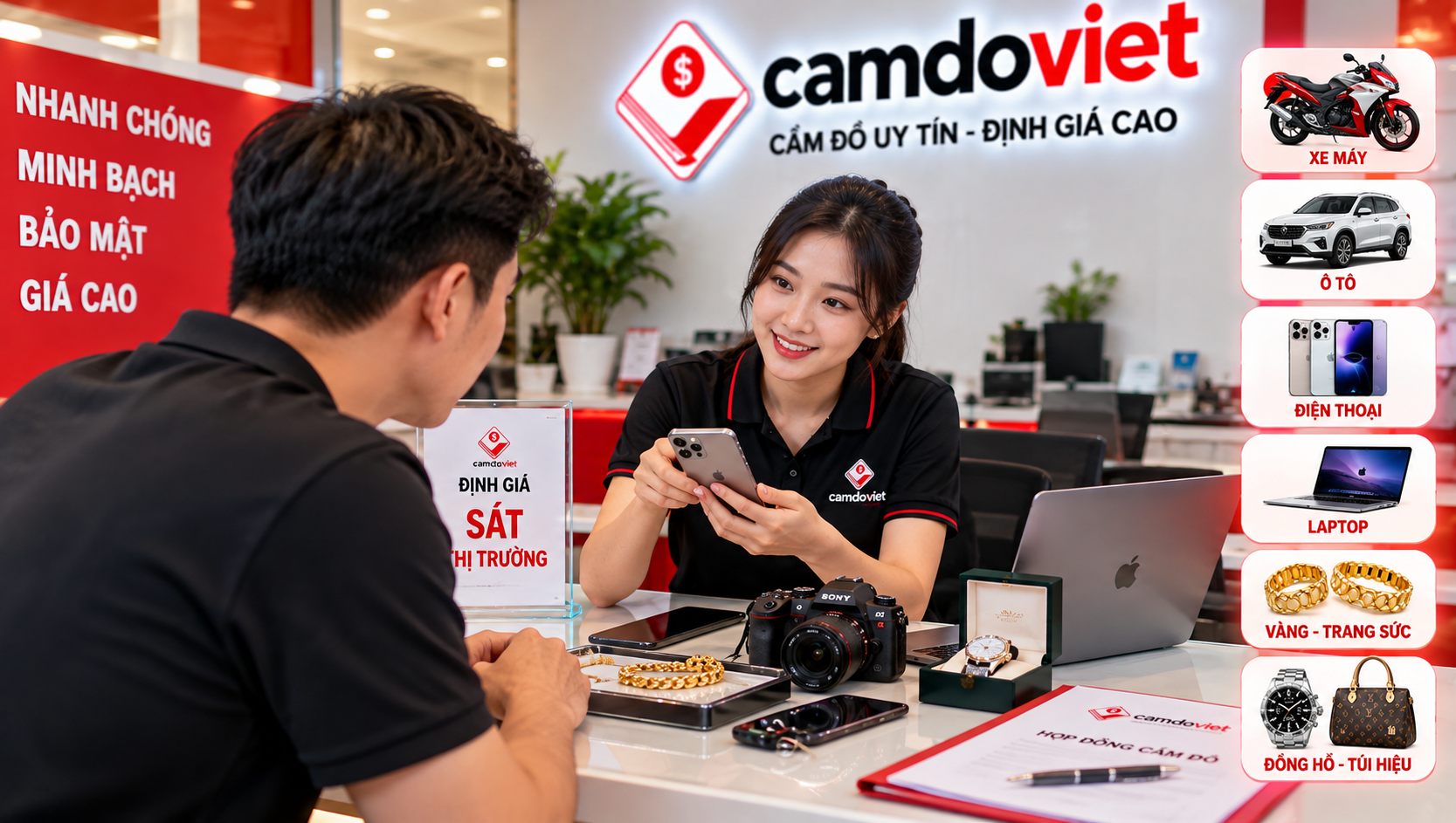 cầm đồ định giá cao thống nhất