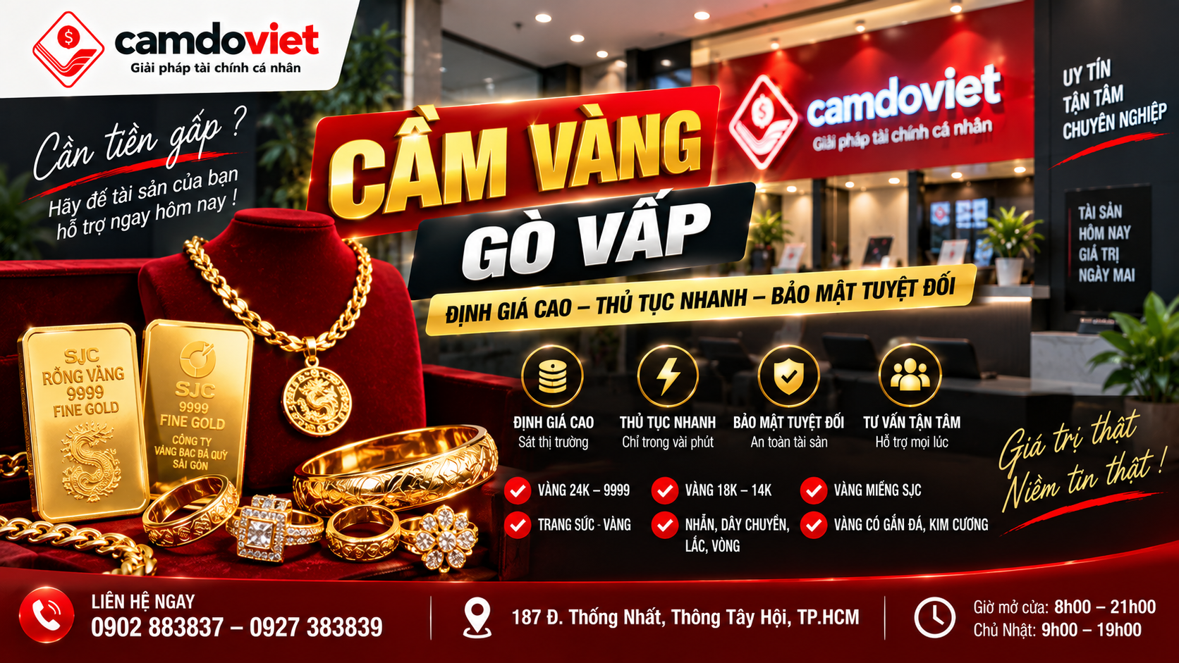 cầm vàng Gò Vấp