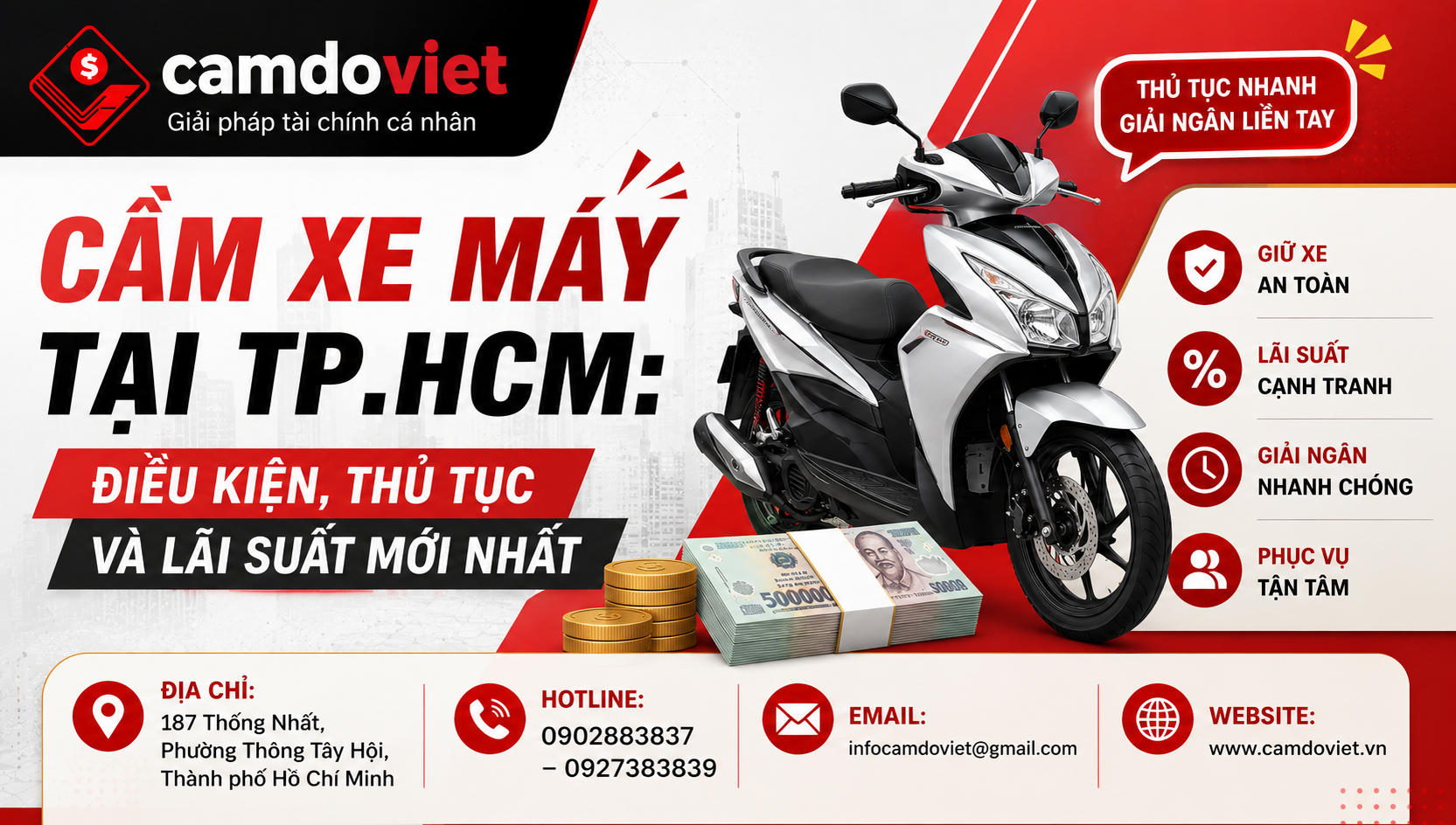 thủ tục cầm xe máy